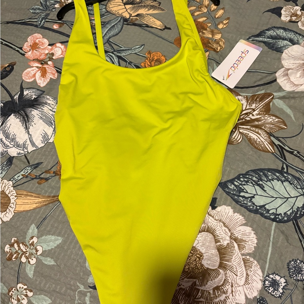 Speedo Bright Yellow Swimsuit